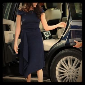Roland Mouret Navy Meghan Markle dress